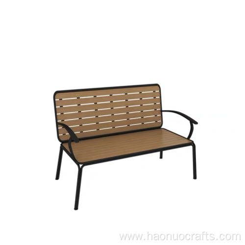 outdoor courtyard balcony plastic wood table chair